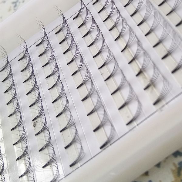

premade fan volume lashes extension 5d eyelash extensions with short root youcoolash false eyelashes