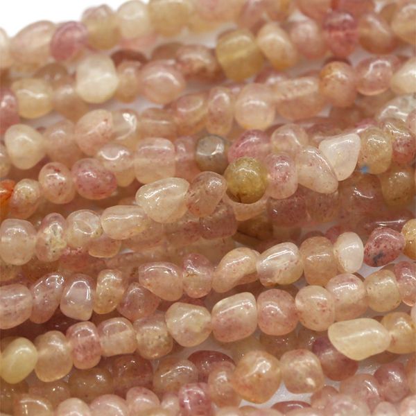 

wholesale natural genuine strawberry quartz lepidolite rosite pink muscovite nugget loose beads form beads 3-12mm fit jewelry 16" 03924, Black