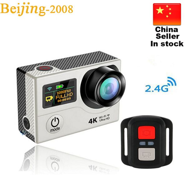 

обновление экен h3 h3r действий камеры ultra hd 4k видео спортивные камеры с 2.4 g пульт дистанционного управления 2" двойной экран мини вид