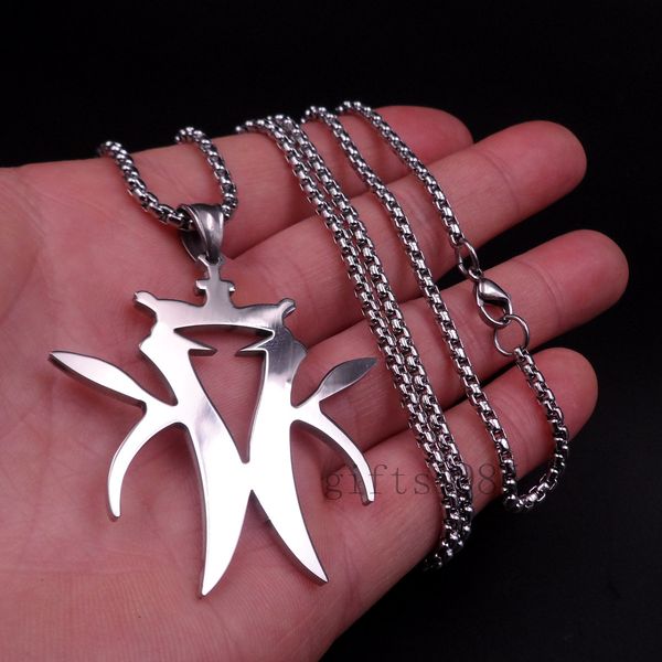 

cool silver charm kottonmouth kings king kmk pendant icp 30inch necklace