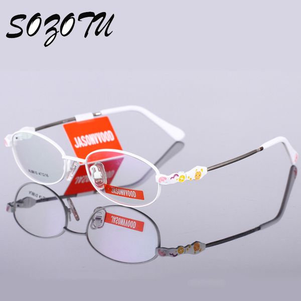 

wholesale- children optical cartoon eyeglasses frame boys girls student myopia prescription glasses spectacle frame for kids oculos yq199, Silver