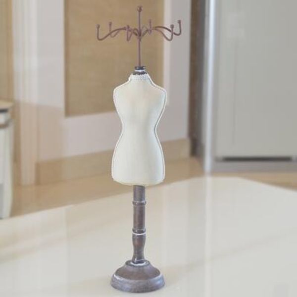 

wholesale 39cm 1pc mannequin bubble model human counters display stand earrings jewelry stand rack shooting props can pin children c340, Black