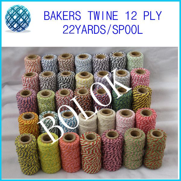 Rouge /& Or Bakers Twine-Noël Twine-épais 5 mm ou 2 mm emballage String