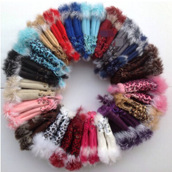 

меховые перчатки кролика, перчатки леди зимой без пальцев, перчатка ручной запястья, перчатки полупансины, Blue;gray