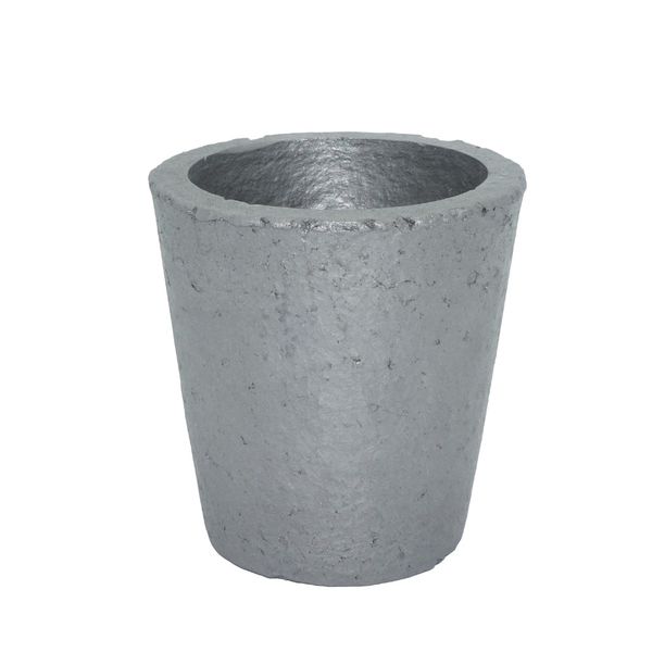 

wholesale- 4# foundry silicon carbide graphite crucibles cup furnace torch melting casting refining gold silver copper brass aluminum