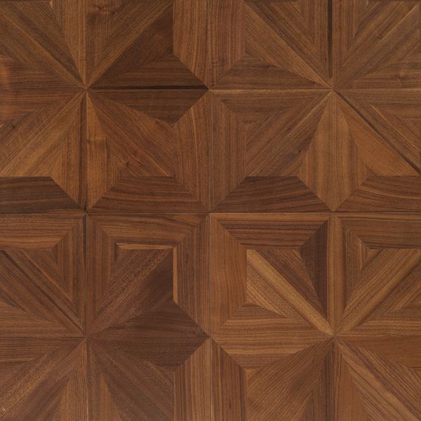 Pavimento in legno cerato Wings Wood Polygon Pavimento in legno decorativo Burmese te Pavimento in legno di betulla noce nera Rovere Merbau Pavimento in legno ad olio naturale