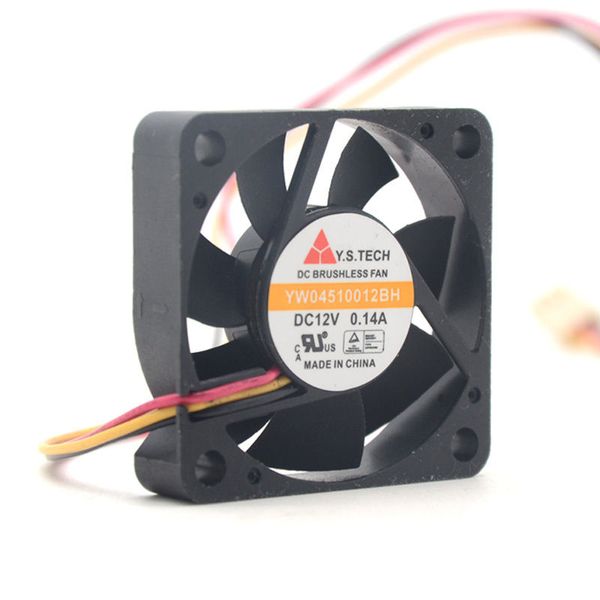 

y.s.tech 4.5cm yw04510012bh 4510 dc12v 0.14a 45*45*10mm 3-p cooling fan