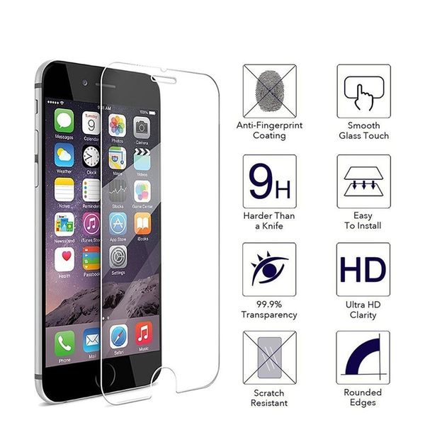

Для iPhone X 7 5s Galaxy S6 2.5 D 9 H Примечание 5 премиум закаленное стекло фильм протектор экр