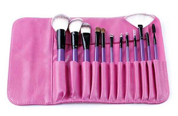 

12pcs/18pcs/24pcs 3 colors makeup brush the persian wool complete functions ing