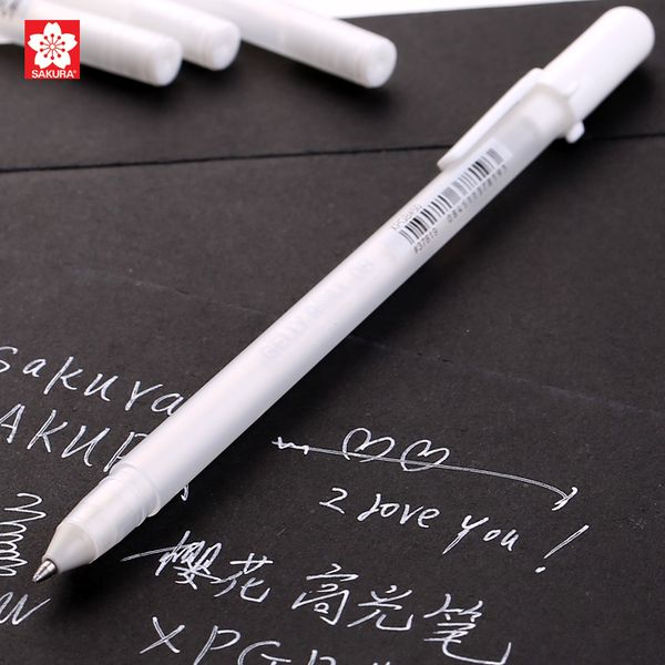

wholesale-4 pcs/lot 2015 brand new japan waterproof 0.8mm gel pen eco-friendly line drawing pen sakura xpgb#50