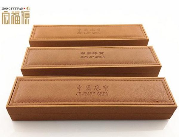 

pearl necklace leather packing box wholesale custom shopping malls articles hfy-30, Black;white