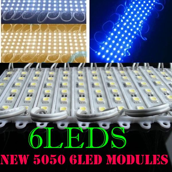 

6 colors choose 6 leds 5050 smd led backlight modules lamp dc 12v waterproof ip65 great for channel letters signboard lighting