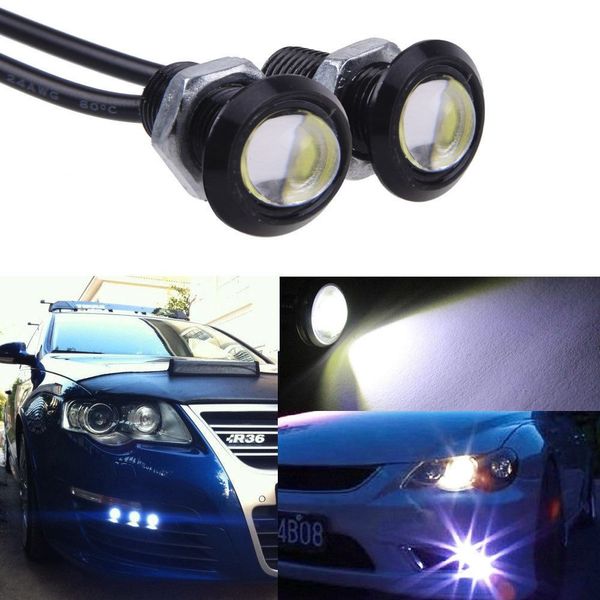 Frete Grátis Alto Brilho Drl Eagle Eye Daytime Running Luz LED Carro Luzes de Trabalho de Carro Fonte À Prova D 'Água Estacionamento Lâmpada