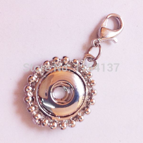 

wholesale-20pcs/lot wholesale diy snap jewelry charms snap button pendant charms fit 12mm button bracelet ing, Black