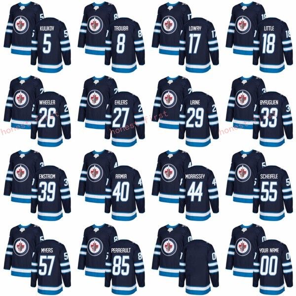 

Winnipeg Jets 55 Mark Scheifele Jersey 2018 New Season 33 Dustin Byfuglien Jerseys Ice Make Custom 26 Blake Wheeler 29 Patrik Laine Blue