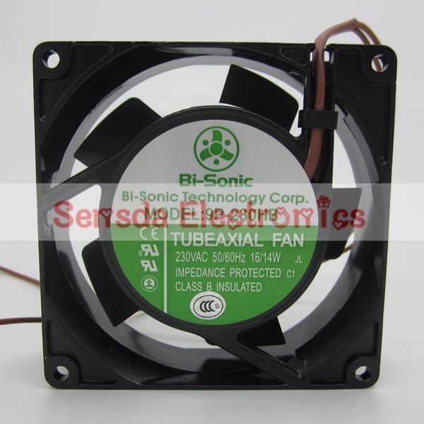 

bi-sonic 9p-230hb 9cm 9225 220v 16/14w industrial axial case cooling fan