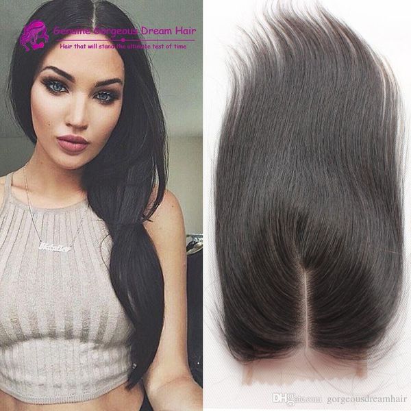 100 Brazilian Human Hair 3 Way Parting 5x5 Lace Closure Top