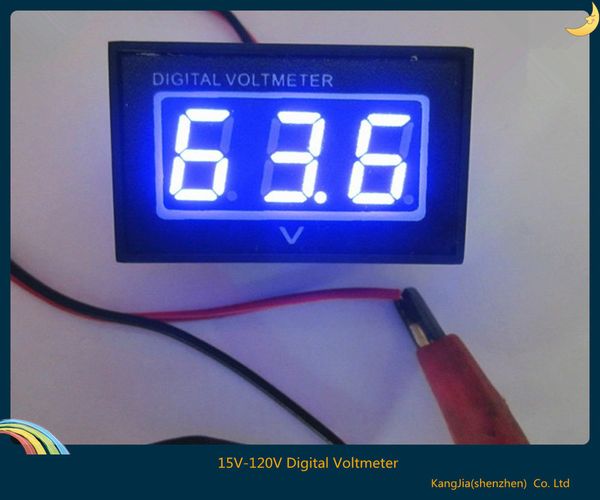 metro del voltaje de la CA 220V 2-wire Volt/ímetro digital LED con la protecci/ón de la polaridad reversa