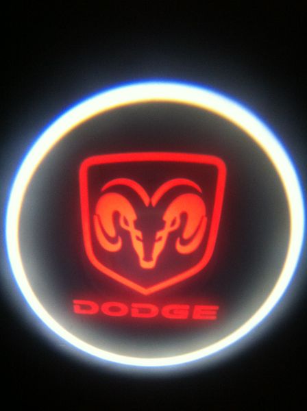 

Ghost Shadow Cree Led Car Door Logo Led Laser Welcome Project Light For Fang Model and Red DODGE #2 2th