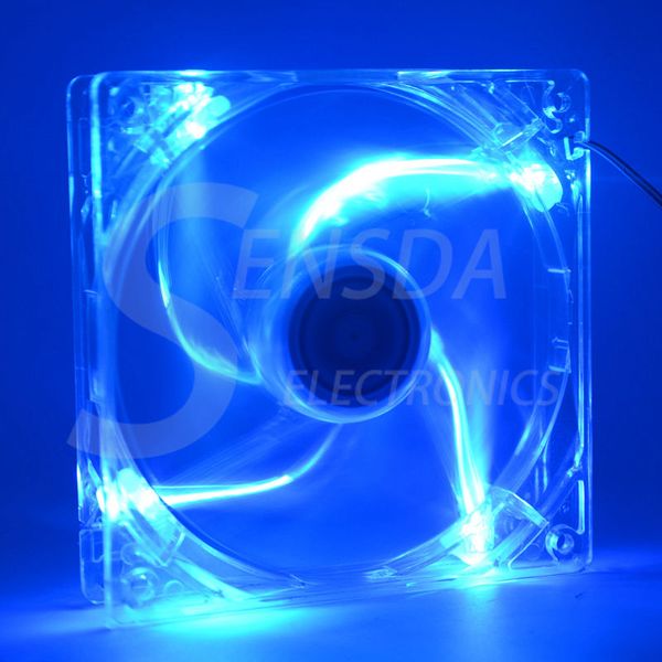 

120mm led case fan 12v 4pin 120x25mm for computer pc host cpu cooling fan