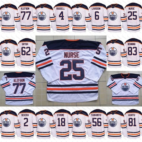 

Darnell Nurse 2018 Season Milan Lucic Cam Talbot Kris Russell Laurent Brossoit Auvitu Benning Gryba 13 Cammalleri Edmonton Oilers Jersey
