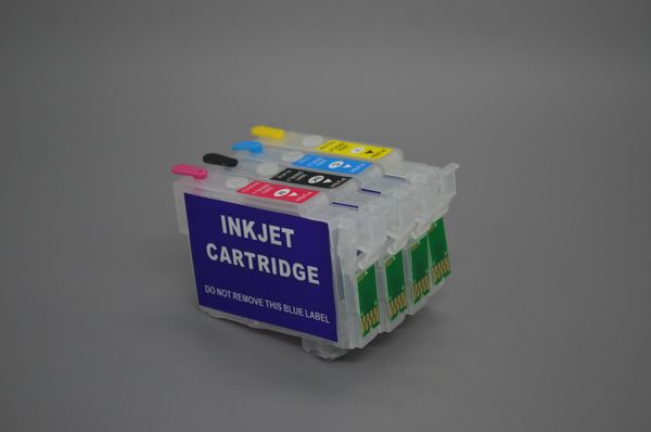 Cartuccia di inchiostro ricaricabile T2001-T2002-T2003-T2004 per Epson XP-200/300/40; forza lavoro stampante WF-2520/2530/2540, con chip di reset automatico