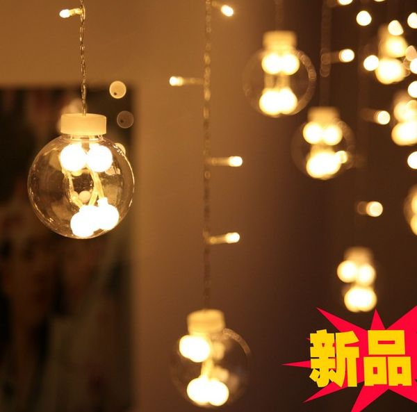 

window decoration indoor decorative light dazzle colour flash 3m * 0.6m120 header of europe type style led lights series