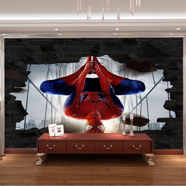 Spiderman Wall Mural 3d photo wallpaper spider man wall mural superhero movie wallpaper Spiderman Wall Mural 3d photo wallpaper spider man wall mural superhero movie wallpaper