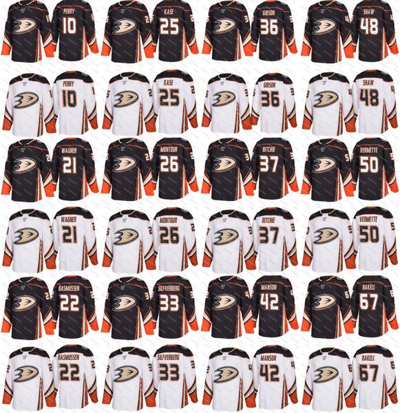 

10 Corey Perry Anaheim Ducks 2017-2018 Season Shaw Silfverberg Chris Wagner Montour Manson Kase Ritchie Rasmussen John Gibson Rakell Jersey