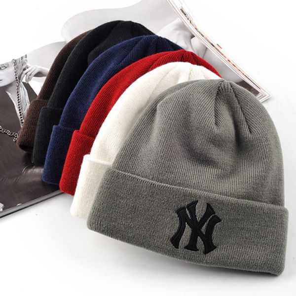 

Couples hat Hot Sale Mask Caps Fashion Winter Spring Sports Beanies Casual Skullies Brand Knitted Hip Hop hats free Shipping