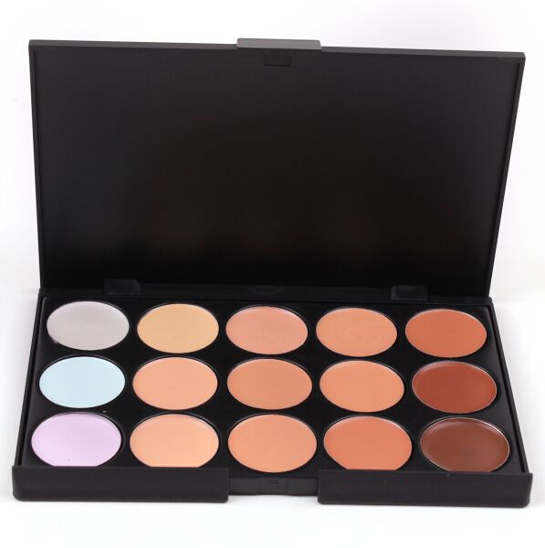 

15 colors professional salon/party contour face cream makeup concealer palette