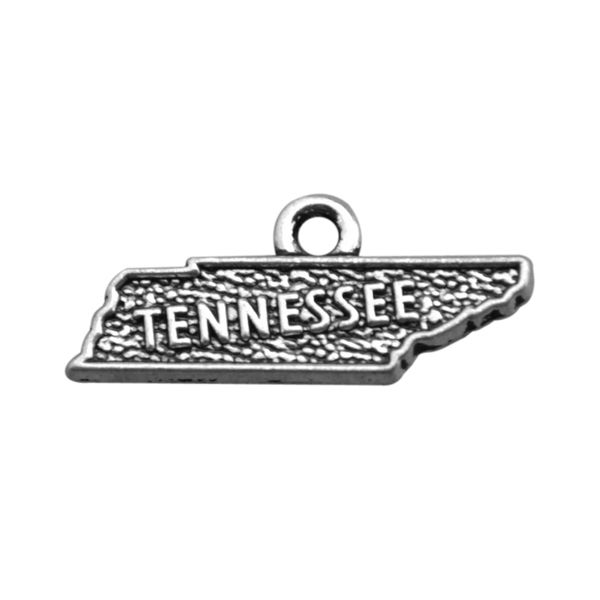 

new fashion 30pcs metal tennessee map charms for jewelry making jewelry making diy,metal charms wholesale, Bronze;silver