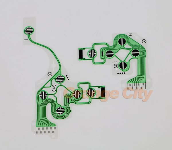 

Original new green Conductive Film Keypad Part F For PlayStation 4 For PS4 Controller Joystick DualShock Replacement 1set=1pc left + 1pc rig
