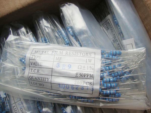 

the new tram charger perishable metal film resistors 1w 1% colored ring 3e9 europe 3.9r