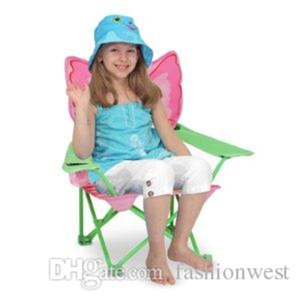 

children butterfly chair baby seat new children chair outdoor beach camper rv kids bella butterfly fold chair sit cup holder furniture
