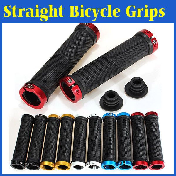 Bike Handlebar Grips Double Lock-on Bicycle Bar Ends For Mountain