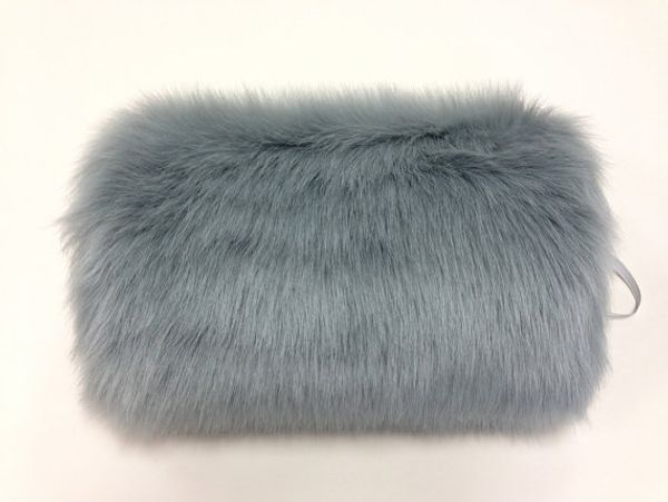 

faux fur winter hand muff ivory white black red color warm bridal handwarmers wedding gloves accessories303u
