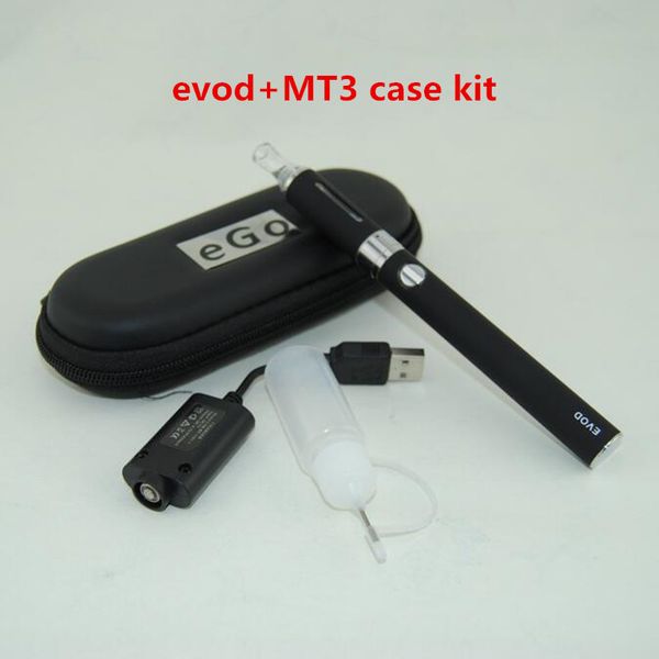 

kit evod ego kit eovd starter vaporzizer 650mah mt3 900mah 1100mah dhl batteries case evod battery vape pens kits kmil
