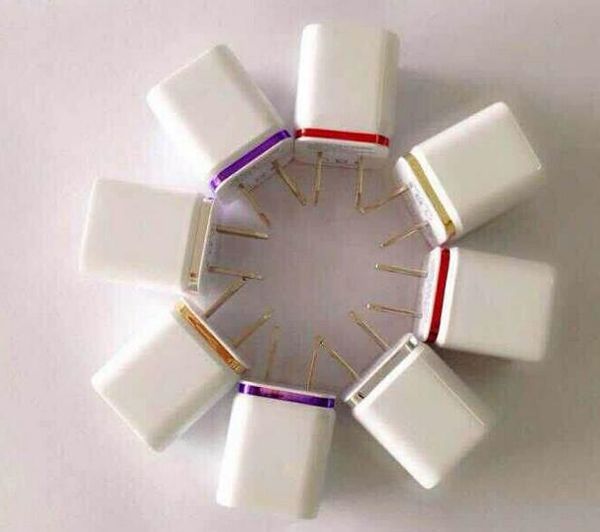 

cell phone chargers- us plug 2a dual usb wall charger adapter 2 port charger adapter for i7 i6 htc samsung