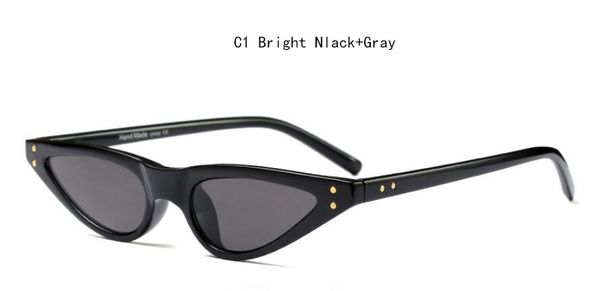 

cool glasses frame triangle small yellow waterdrop women sunglasses eye new cat fashion black uv400 designer sun glasses 2018 shades st anor, White;black