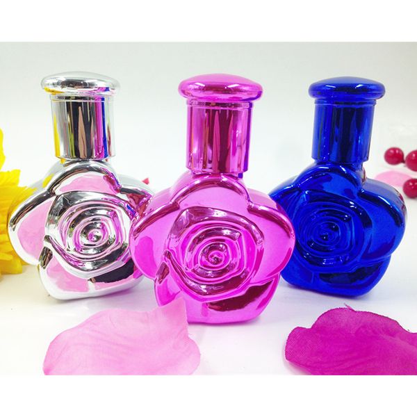 

Empty Glass Perfume Bottle 35ml Color Flower Design Perfume Atomizer Sprayer Bottle Women Cosmetic Containers DC741