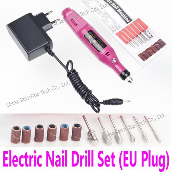 Set di trapani elettrici per manicure elettrici all'ingrosso Set di trapani per unghie professionali Strumenti di levigatura Trapano per styling Prodotto per la cura dei piedi per pedicure