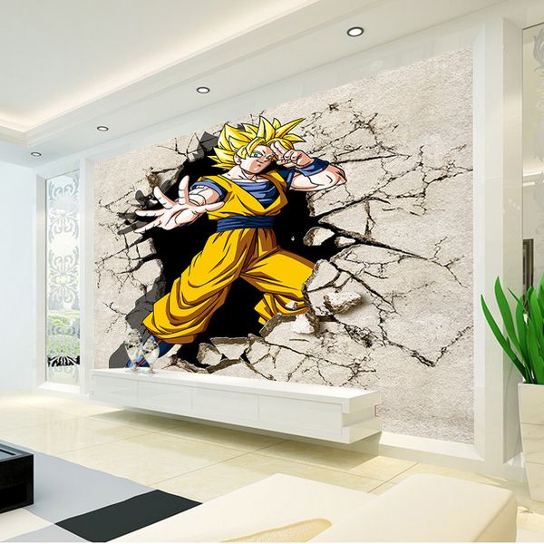 

Dragon Ball фото обои 3D аниме настенная роспись стены пользовательские мультфильм обо