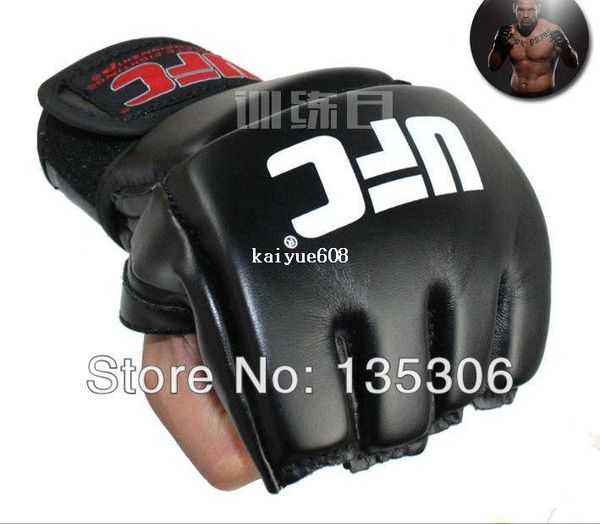 

mma boxing gloves extension wrist leather half fighting fighting gloves