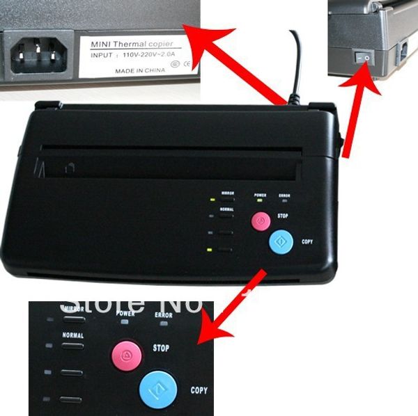 

wholesale-express min tattoo themrmal copier machine professional grade