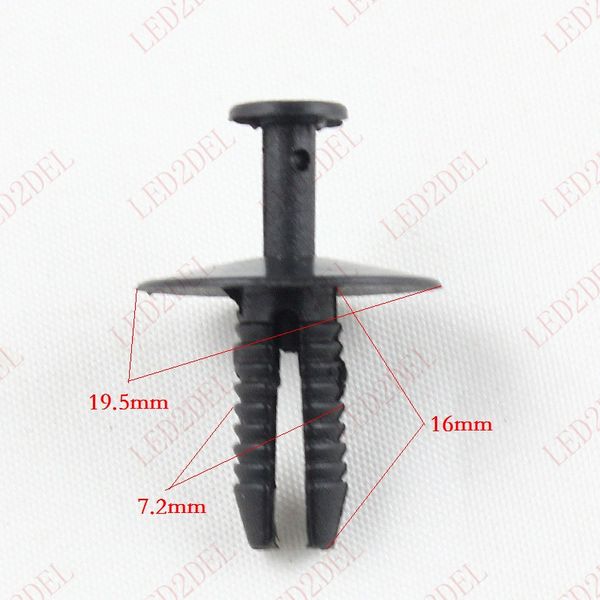 BMW Bumper Exterior Trim Wheel Arch Black Plastic Screw Rivets