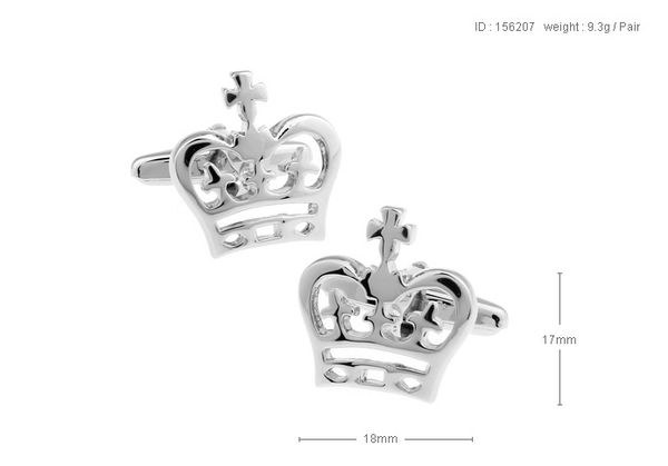 

Высокое Качество Новый Классический Серебряный Медь Мужские Свадебные Запонки Н