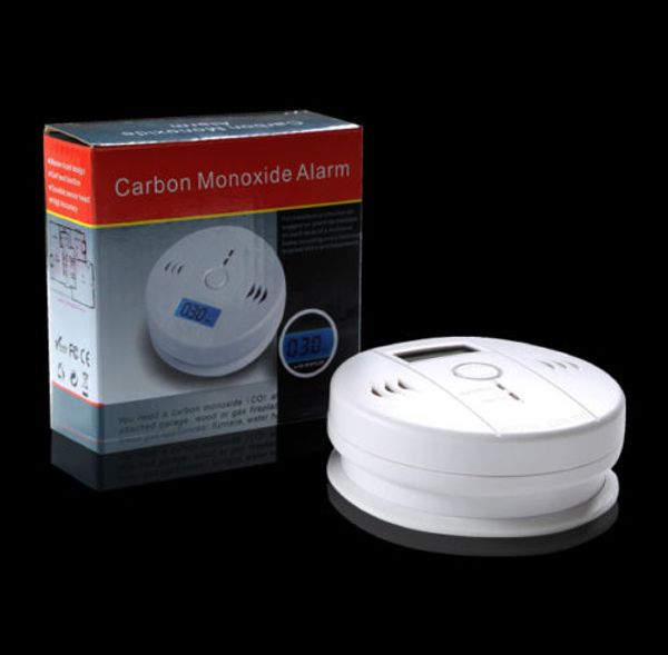 

co carbon monoxide gas sensor poisoning monitor lcd home security alarm detector