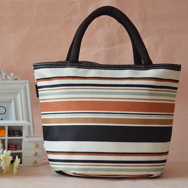 

waterproof beach tote shoulder travel handbag shopping plaid striped school bag 9 colors for choices wholesale