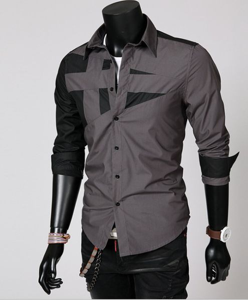 

Взрыв модели весна осень и зима одежда мужские рубашки повседневная рубашка боль